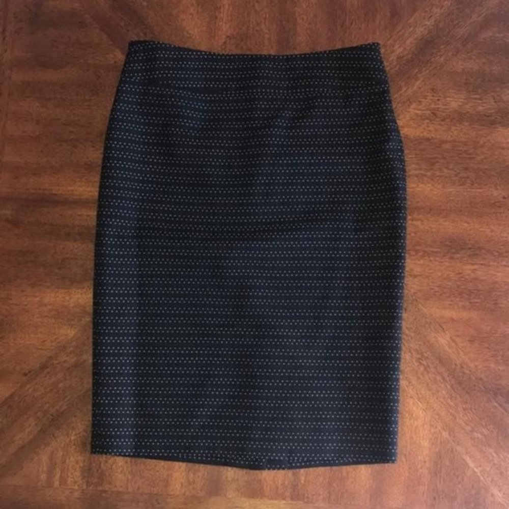 Le Suit Black And White Single Button Euc Skirt Suit - Picture 7 of 8